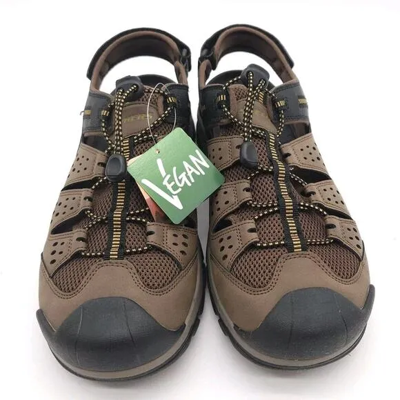 Skechers Mens 12 Sandals Vegan Tresmen Menard Relaxed Fit Luxe Foam Hiking Shoes