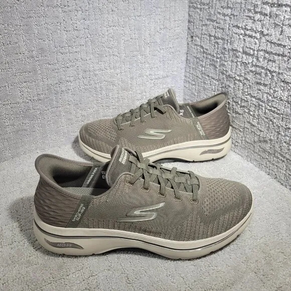 Skechers Slip-Ins Arch Fit 2.0 Grand Select 2 Mens Size 13 Taupe Sneaker Shoes