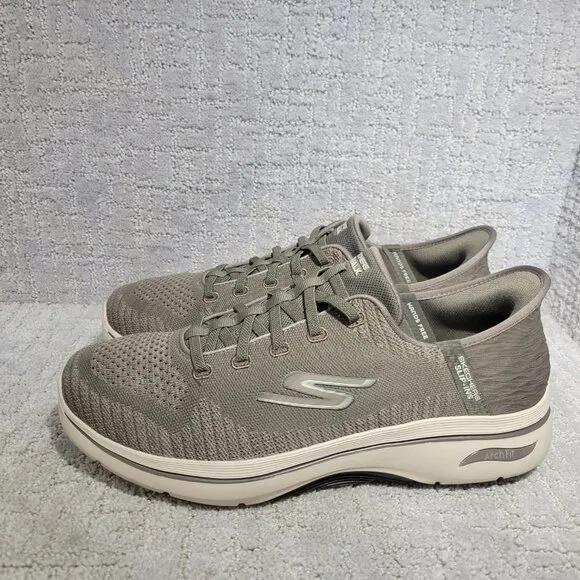 Skechers Slip-Ins Arch Fit 2.0 Grand Select 2 Mens Size 13 Taupe Sneaker Shoes