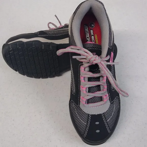 Skechers Steel Toe Women's Size 5 Work Shoes 76601 Biscoe Medium Width EUC
