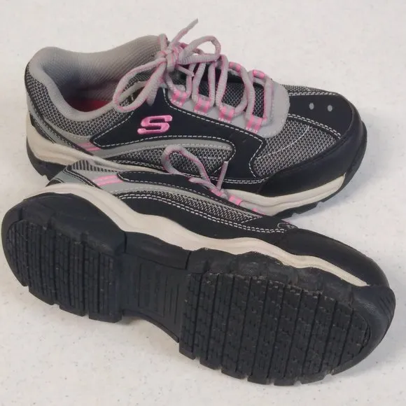 Skechers Steel Toe Women's Size 5 Work Shoes 76601 Biscoe Medium Width EUC