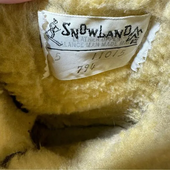 Snowland Vegan Faux Fur Snow Boots Women’s Size 5