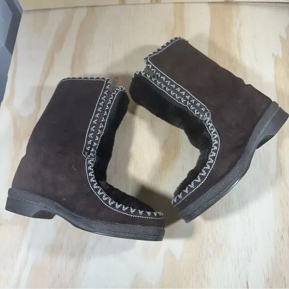 Snowland Vegan Faux Fur Snow Boots Women’s Size 5