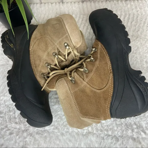 Sorel Buxton Thinsulate Insulate Lace Tan boots