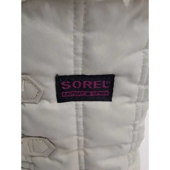 Sorel Canada Kaufman Boots Womens Sz 7 SNOWBIRD White Winter Snow
