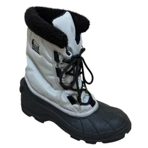 Sorel Cumberland Boots Women 5.5 Gray Gorpcore Winter Lace Up Snow NL1102-009
