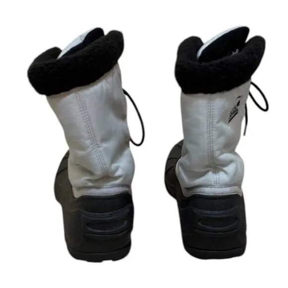 Sorel Cumberland Boots Women 5.5 Gray Gorpcore Winter Lace Up Snow NL1102-009