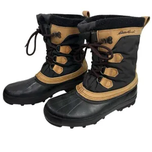 SOREL EDDIE BAUER Vintage Boots Mens Size 11 Winter Snow Duck Brown Lined Canada