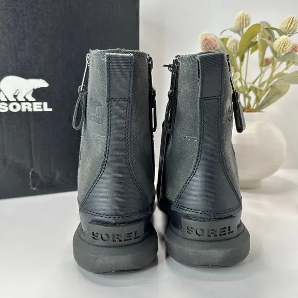 Sorel Explorer Next Joan Waterproof Casual Boots Black/Fawn Women 7 NWB Snow