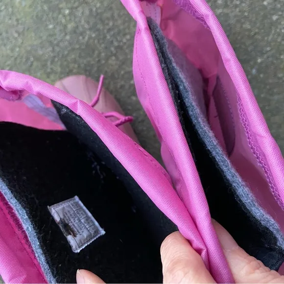 Sorel fleece insulated snow pink boots winter boots S Sz 6