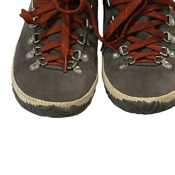Sorel Gray and Red Women's waterproof boots