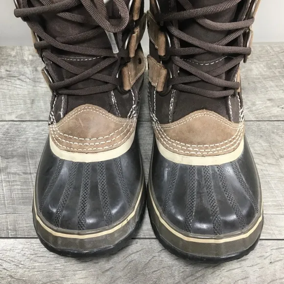 Sorel Joan of Arctic Women's Snow Waterproof Brown Leather Boots NL1540 Size 7