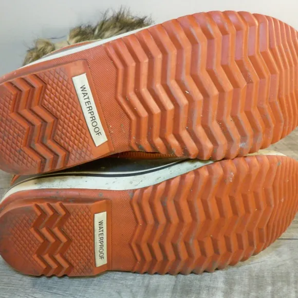 Sorel Joan of Arctic Womens Winter Waterproof Wheat Leather Boots NL1540 Size 7