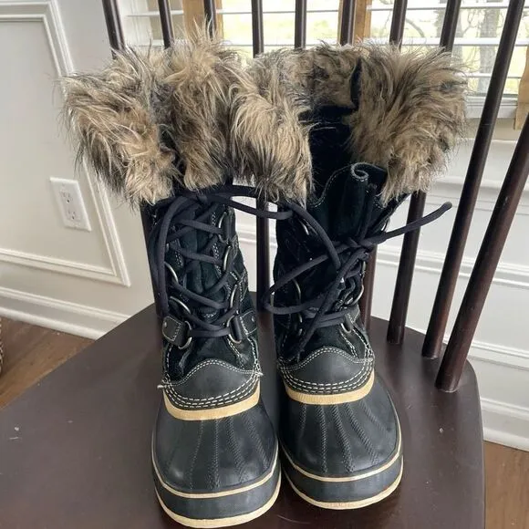 Sorel Joan of Arctic Winter Boots Black 7.5