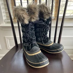 Sorel Joan of Arctic Winter Boots Black 7.5