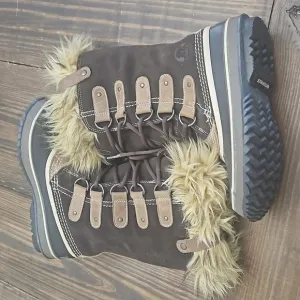 Sorel Joan of Artic Tall Faux Fur Snow Boots Size 6