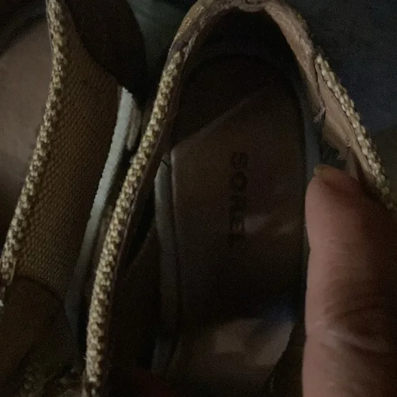 Sorel Joanie Sandals Womens 8.5 Tan Leather Lace Up Gladiator Peep Toe RARE!!!