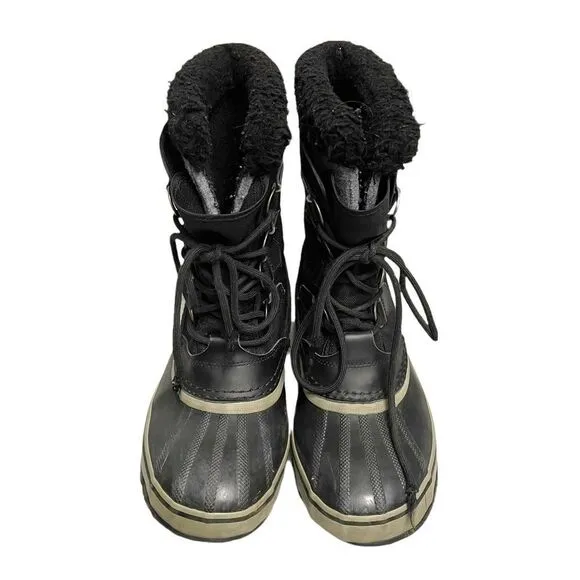 SOREL Men’s 1964 Pac Nylon Winter Snow Boot Black 7
