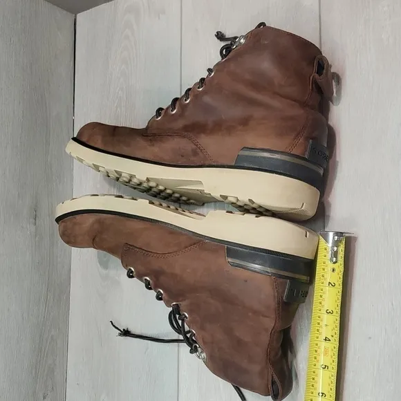 Sorel Mens Leather Waterproof Ankle Lace Up Boots shoes sz 10