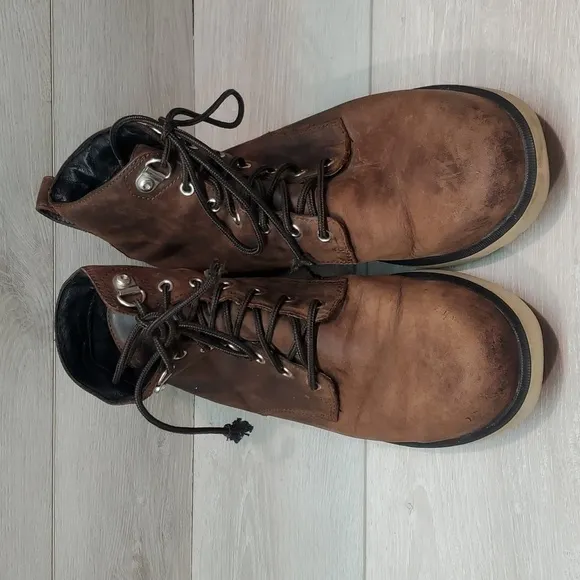 Sorel Mens Leather Waterproof Ankle Lace Up Boots shoes sz 10