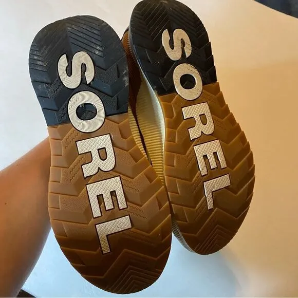 SOREL OUT N ABOUT CLASSIC short lace up boots waterproof tan caramel -5