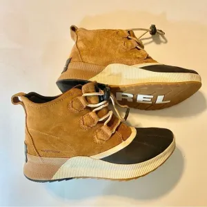 SOREL OUT N ABOUT CLASSIC short lace up boots waterproof tan caramel -5