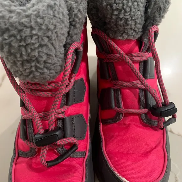 Sorel Pink Youth Whitney Carnival Snow Boots
