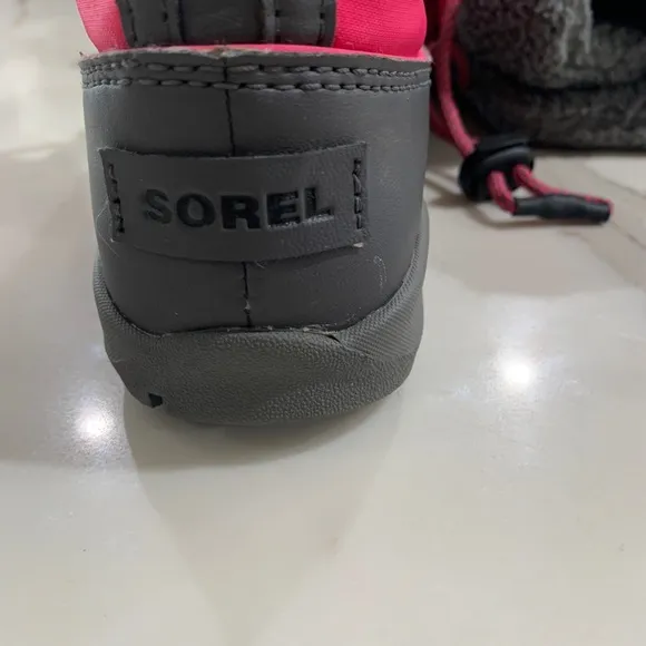 Sorel Pink Youth Whitney Carnival Snow Boots