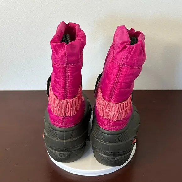 Sorel Snow Commander Boots - Pink Winter Snow‎ Boots - Toddler Size 5