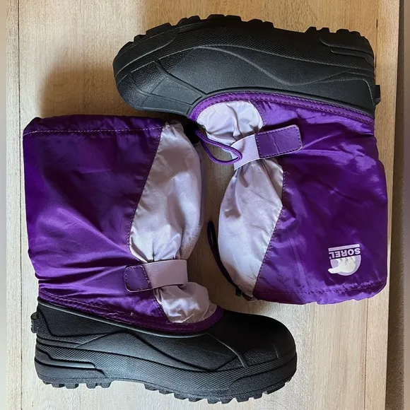 Sorel Snow Otter Purple Boots