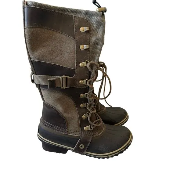 Sorel Tall Harness Winter Snow Boots Women’s 6
