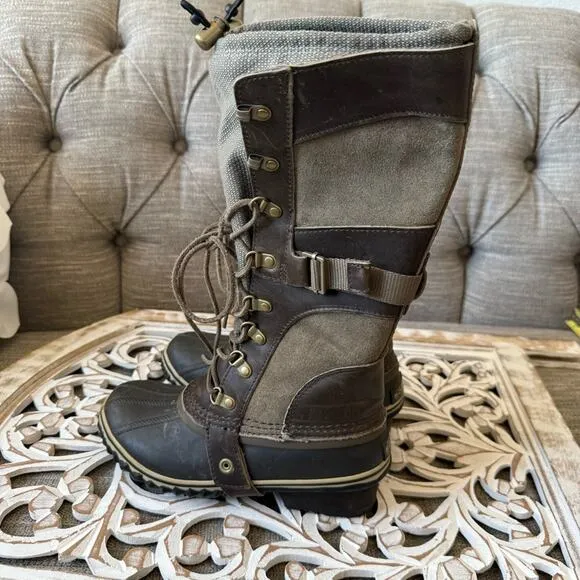 Sorel Tall Harness Winter Snow Boots Women’s 6