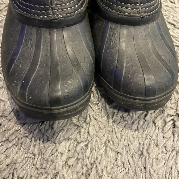 SOREL Winter Fancy Ankle Rain Snow Buckle Duck Boots Size US 6.5
