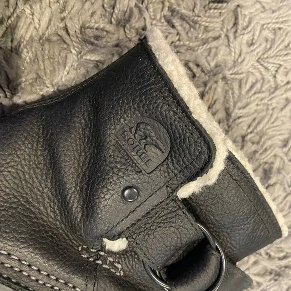 SOREL Winter Fancy Ankle Rain Snow Buckle Duck Boots Size US 6.5