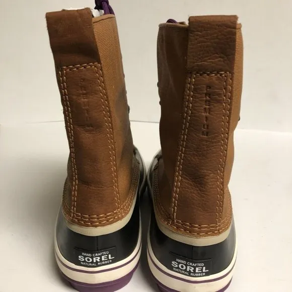 Sorel Women's 1964 Premium CVS, Camel Brown Snow Boots, Size 10.5M