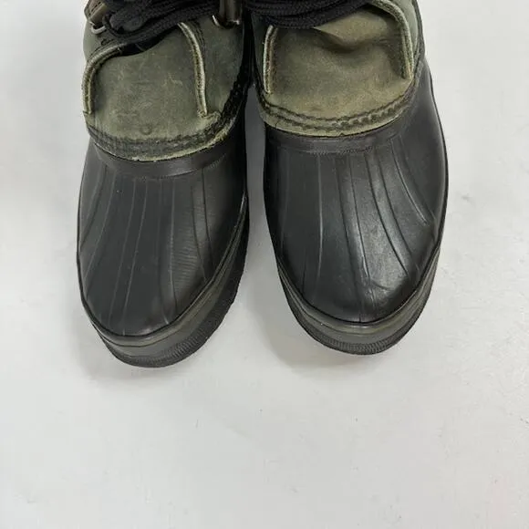 Sorel Women's Felt Lined Green Snow Boots size 7