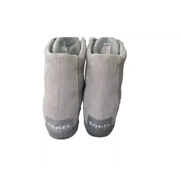 Sorel Women’s Out N About Wedge, Gray Lace Up Boots, Size 11 M
