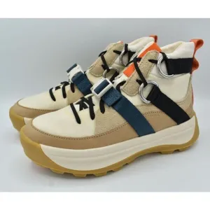 Sorel Womens Size 7 ONA 503 EQ Ceramic Chalk Mid Sneakers Boots Shoes