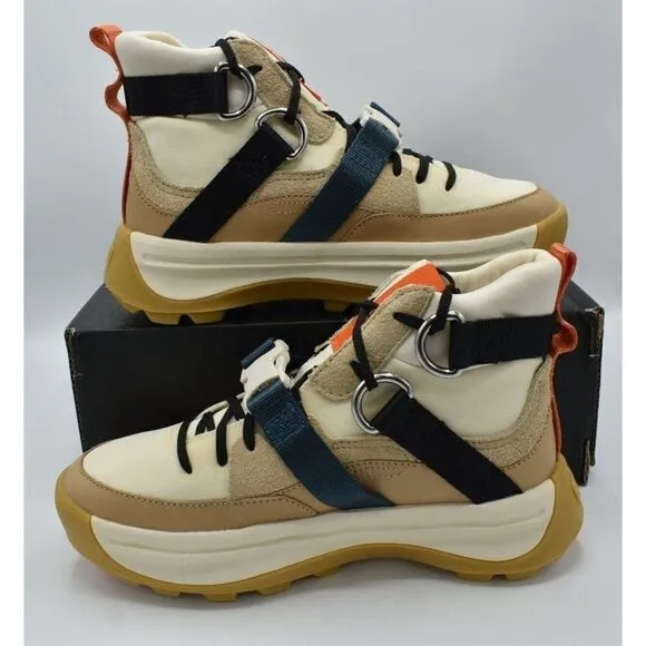 Sorel Womens Size 7 ONA 503 EQ Ceramic Chalk Mid Sneakers Boots Shoes