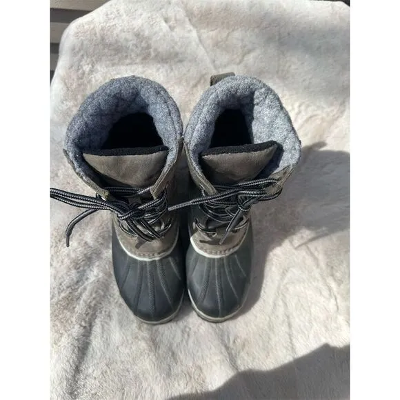 Sorel Women's Slimpack II Lace Brown Waterproof Snow Boots Size 8.5