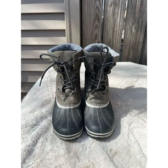 Sorel Women's Slimpack II Lace Brown Waterproof Snow Boots Size 8.5