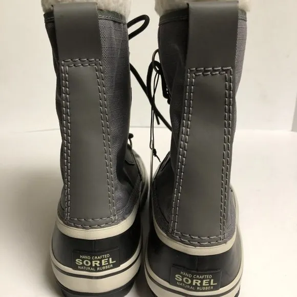 Sorel Women's Winter Carnival, Gray Waterproof Winter Snow Boots, Size 9M.