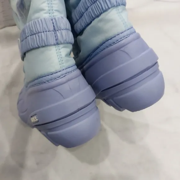 Sorel x Disney Girls Youth Flurry Frozen Elsa Snow Boots Frosted Purple