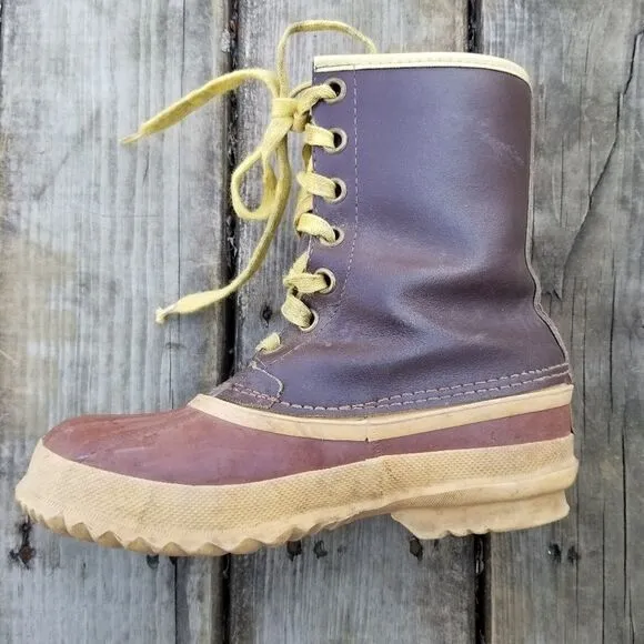 Sorel Arctic Pac Leather Duck Snow Winter Boots 5