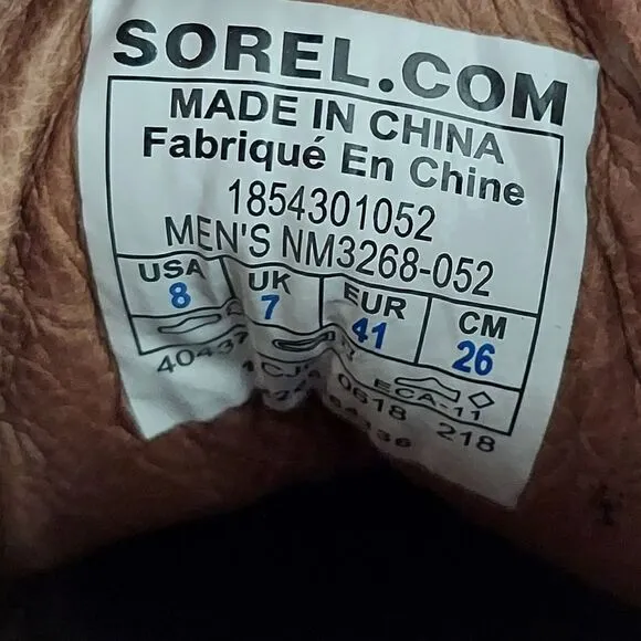 Sorel Men Ace Chukka Size 8 Lace Up Boots