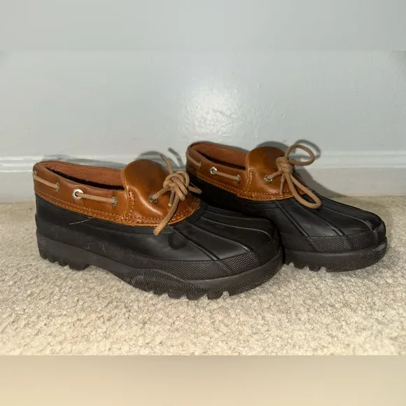 Sperry Black and Brown Duck‎ Shoes