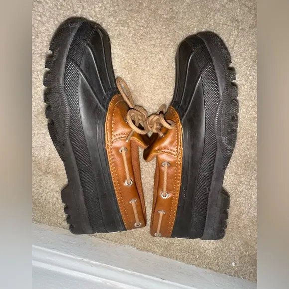 Sperry Black and Brown Duck‎ Shoes