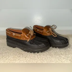 Sperry Black and Brown Duck‎ Shoes