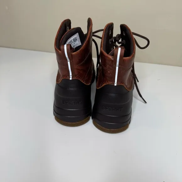 Sperry Duck Float Lace-Up Boots, Brown women size 8