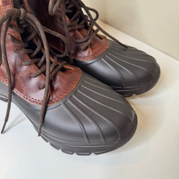 Sperry Duck Float Lace-Up Boots, Brown women size 8